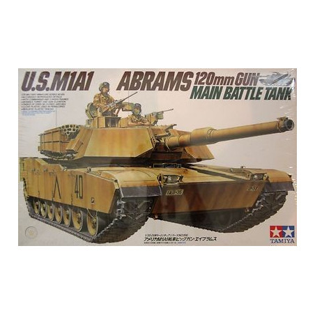 US M1 A1 ABRAMS 120MM GUN 1/35 TAMIYA