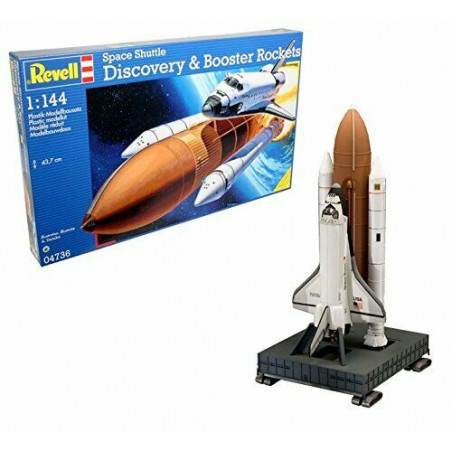 SPACE SHUTTLE DISCOVERY & BOOSTER ROCKETS 1/144  REVELL