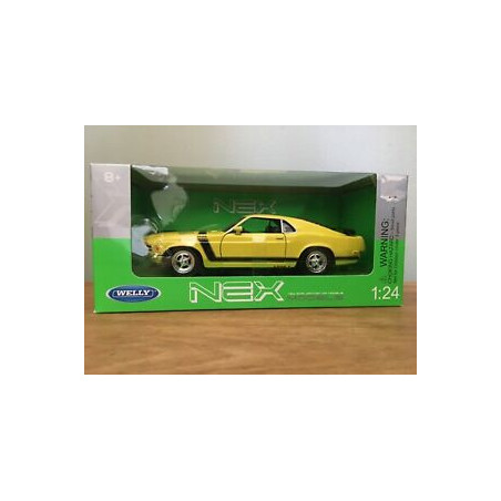 FORD MUSTANG BOSS 302 1970 1/24 WELLY 1