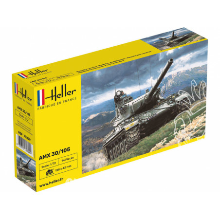 CHAR AMX 30/105 1/72 HELLER