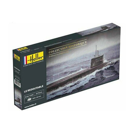 U-BOOT S/M LE REDOUTABLE 1/400 HELLER