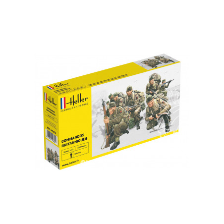 COMMANDOS BRITANNIQUES 1/72 HELLER