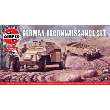 GERMAN RECONNAISSANCE SET 1/76 AIRFIX