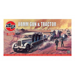 88MM GUN & TRACTOR 1/76 AIRFIX