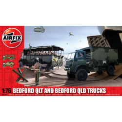 BEDFORD QLT AND BEDFORD QLD TRUKS 1/76 AIRFIX