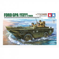 FORD GPA AMPHIBIAN 4X4 AVEC 3 FIGURINES 1/35 TAMIYA