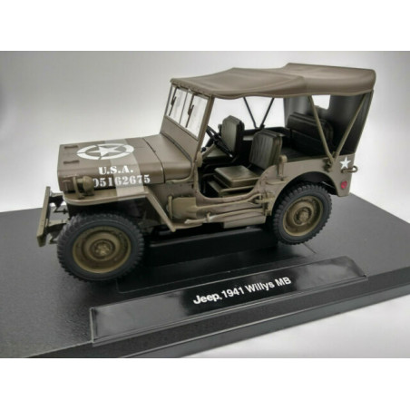 JEEP WILLIS YS MB 1941 VERSION FERMEE 1/18 WELLY