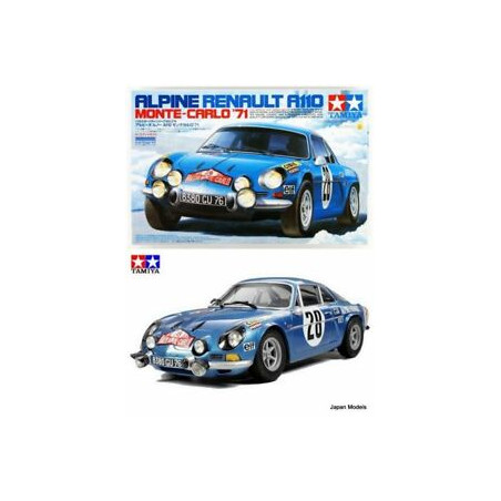 ALPINE RENAULT A110 MONTE CARLO 1971 1/24 TAMIYA