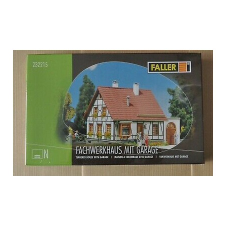 1/160 FALLER MAISON A COLOMBAGES AVEC GARAGE