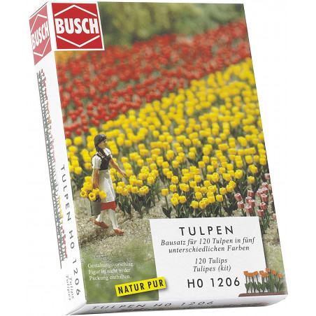 1/87 BUSCH KIT DE 120 TULIPES