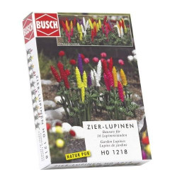 1/87 BUSCH KIT DE 48 LUPINS DE JARDINS
