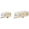 1/87 FALLER  JEU DE CARAVANES 1