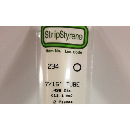 TUBE ROND 11.7X350MM EVERGREEN