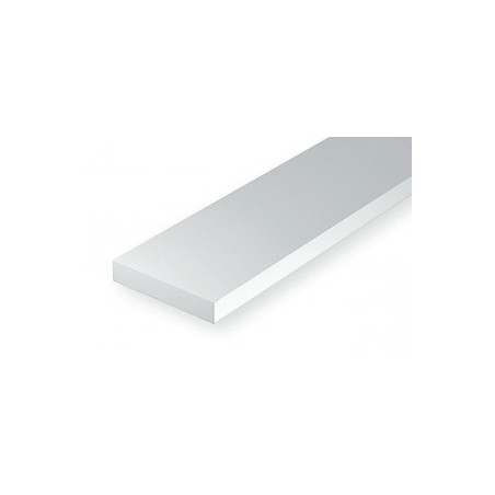 BAGUETTE RECTANGULAIRE  0.25X1.5X350MM EVERGREEN 1