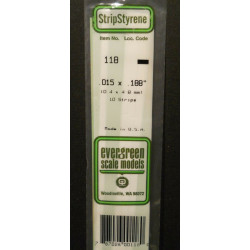 BAGUETTE RECTANGULAIRE  0.38X4.8X350MM EVERGREEN