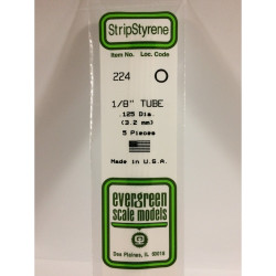 PLASTIQUE TUBE 3.2X350MM EVERGREEN