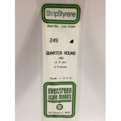 QUART DE ROND 2.0X350MM EVERGREEN