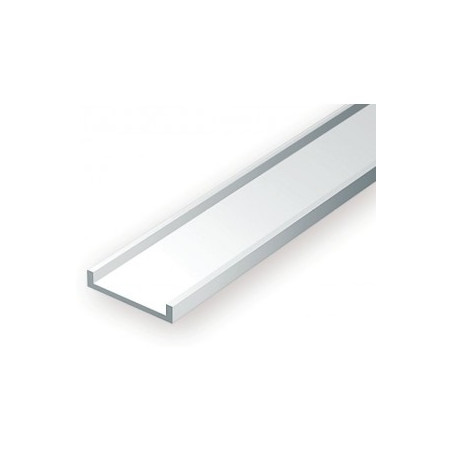 PROFILE EN U 2.5X350MM EVERGREEN 1