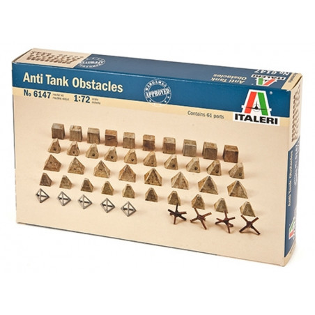 OBSTACLES ANTI CHARS 1/72 ITALERI