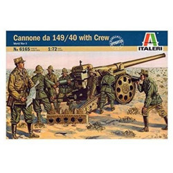 CANON ITALIEN 149/40 AVEC SERVANTS 1/72 ITALERI