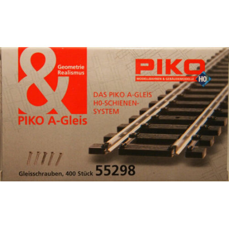 1/87 PIKO VIS POUR RAIL " 400 PIECES "