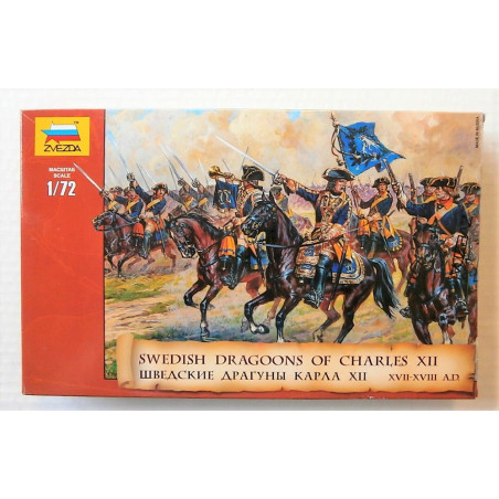 CAVALERIE SUEDOISE DE CHARLES XII 1/72 ZVESDA