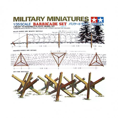 BARRICADES 1/35 TAMIYA