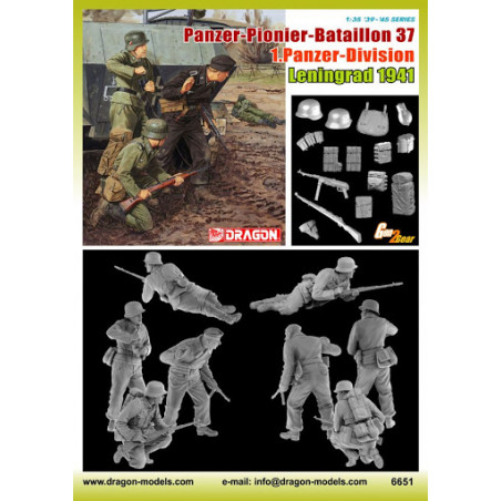 PANZER PIONNIER BATAILLON 37 LENINGRAD 1941 1/35 DRAGON
