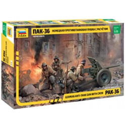PAK 36 ET SERVANTS 1/35 ZVESDA