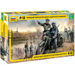MOTO ALLEMANDE R12 1/35 ZVESDA