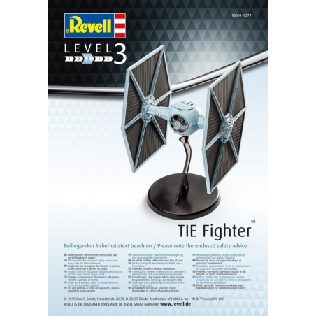 TIE FIGHTER STAR WARS 1/110 REVELL 1