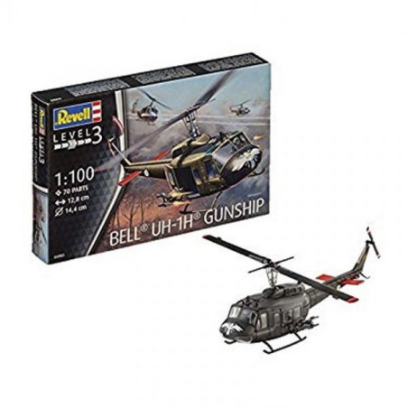 BELL UH-1H GUNSHIP 1/100 REVELL