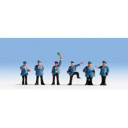 1/87 NOCH PERSONNAGES PERSONNEL DE CHEMIN DE FER