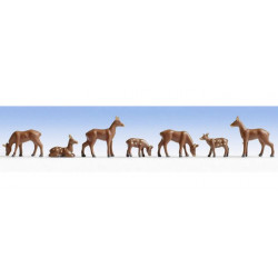 1/87 NOCH ANIMAUX CHEVREUILS
