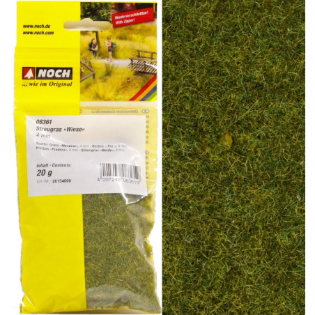 1/87 NOCH HERBES " PRE " 4 MM PAQUET DE 20G