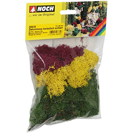 1/87 NOCH LICHEN MOUSSE D'AUTOMNE PAQUET DE 35G