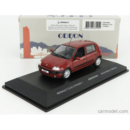 RENAULT CLIO II PHASE 1 1999 1/43 ODEON 1
