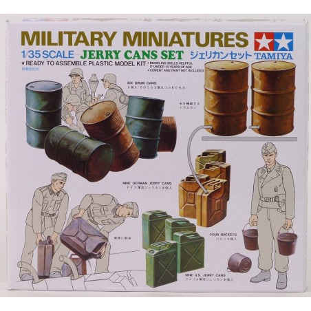 BIDONS D'ESSENCE 1/35 TAMIYA