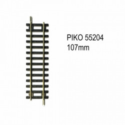 1/87 PIKO RAIL DROIT G107MM