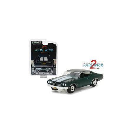 CHEVROLET CHEVELLE SS 396 1970 " JOHN WICK 2 " (2014) 1/64 GREENLIGHT
