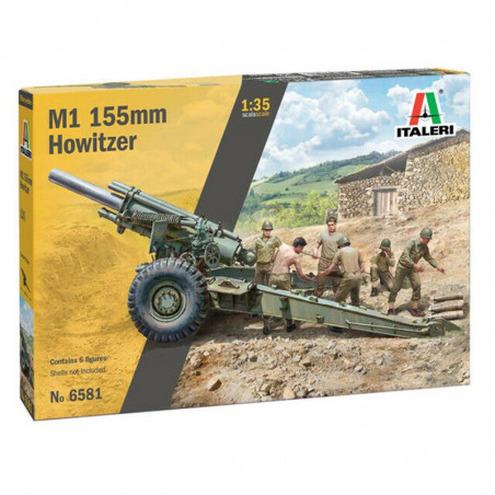 OBUSIER M1 155MM HOWITZER & SERVANTS 1/35 ITALERI