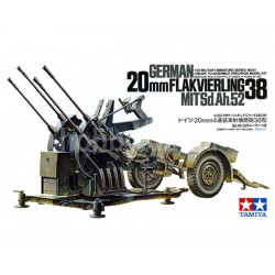 BATTERIE ALLEMANDE FLAKVIERLING 20MM 1/35 TAMIYA