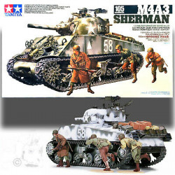 SHERMAN M4A3 105MM 1/35 TAMIYA