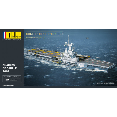 CHARLES DE GAULLE 1/400 HELLER