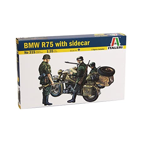 BMW R75 SIDE CAR 1/35 ITALERI