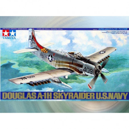 DOUGLAS A-1H SKYRAIDER US NAVY 1/48 TAMIYA