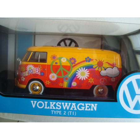 VW T1 VAN FLOWER POWER 1/24 MOTORMAX 0