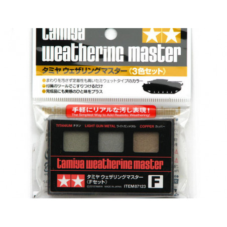 PALETTE DE FINITIONS PASTEL F TAMIYA