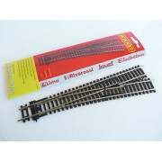 Aiguillage Droit-gauche LQ1132 – Échelle HO 1/87 – Rail Droit 153 Mm – Occasion