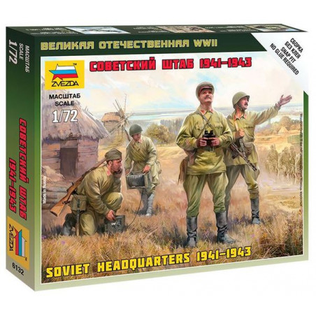 ETAT MAJOR SOVIETIQUE 1941-1943 1/72 ZVESDA